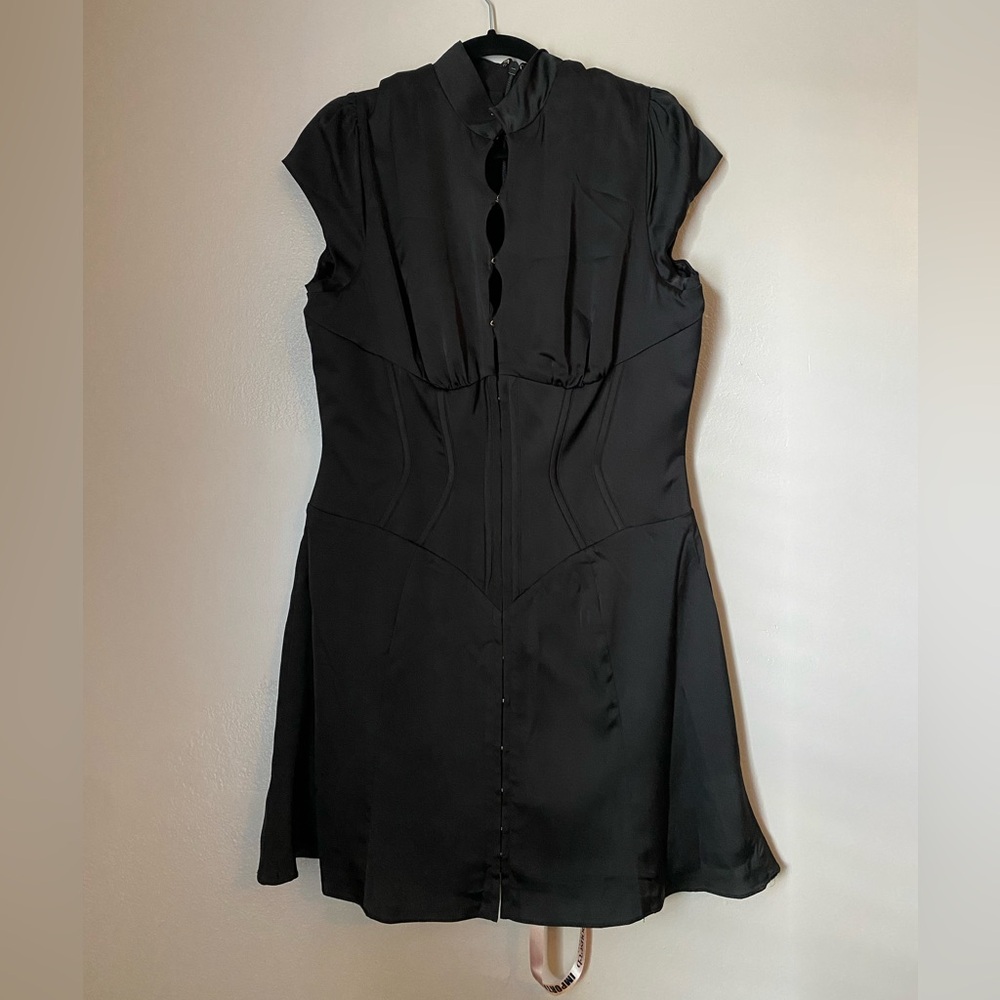 NWT - HOUSE OF CB BLACK CORSET DRESS